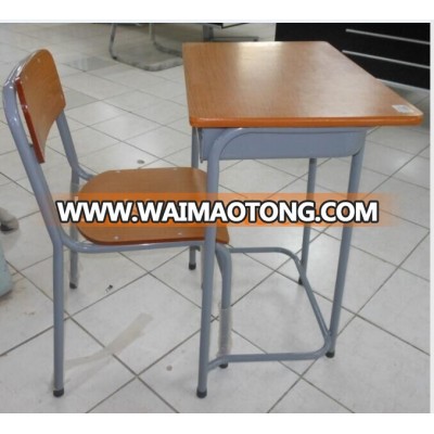 School Furniture High School Classroom Desks and Chairs Single Set