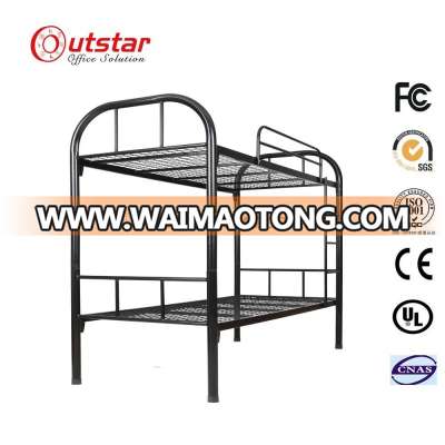 Stable bunk bed meatl school bed steel military bunk bed