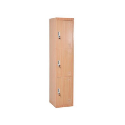 Factory direct used sell school wooden print locker for sale Storage iron school locker wooden color