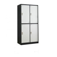 Foshan 4 Door Steel School Locker Metal Wardrobe Colorful Clothing Locker